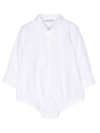 Dolce & Gabbana Button-up Long-sleeve Body In White