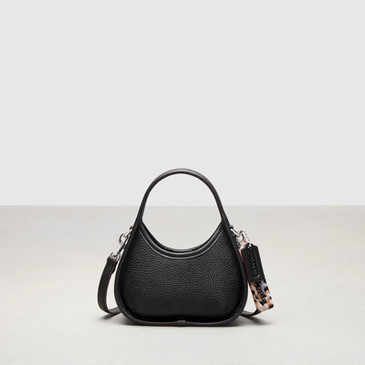 Coach Outlet Mini Ergo Bag With Crossbody Strap In Coachtopia Leather In Black