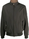 Barbour Rectifier Harrington Bomber Jacket In Green