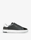 AXEL ARIGATO AXEL ARIGATO MEN'S BLACK/COMB ATLAS CONTRAST-PANEL LEATHER AND SUEDE LOW-TOP TRAINERS
