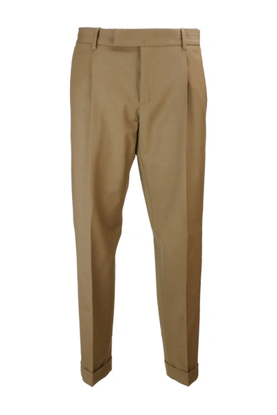 Pt Torino Skinny Tailored Trousers By  In Camel