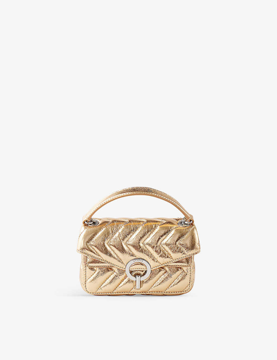 Sandro Naturels Yza Nano Quilted-leather Cross-body Bag