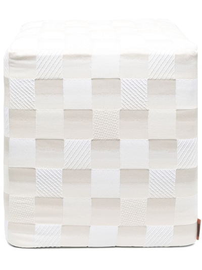 Missoni Hocker Mit Damier-muster In White