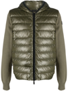 MONCLER HOODED PANELLED PADDED JACKET
