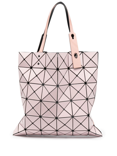Bao Bao Issey Miyake Lucent Gloss Panelled Tote Bag In Pink