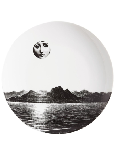 Fornasetti Tema E Variazioni N.85 装饰盘 In White