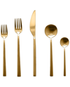 Mepra Movida 5pc Place Setting In Ice Gold