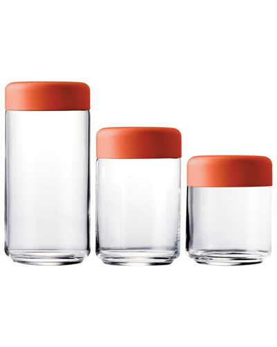 Mepra Set Of 3 Urano Canisters