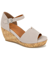 GENTLE SOULS BY KENNETH COLE VERA LEATHER WEDGE SANDAL