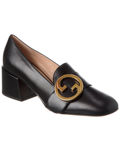 GUCCI GUCCI BLONDIE GG LEATHER PUMP