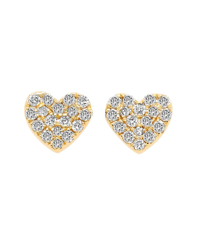 Diana M. 14k 0.08 Ct. Tw. Diamond Earrings