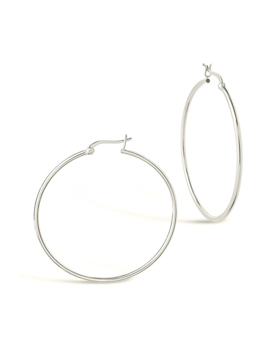 Sterling Forever Silver Hoops