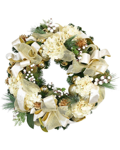 Creative Displays 30in Holiday Wreath In Gold