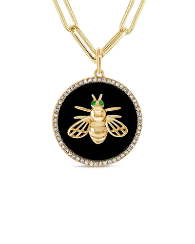 Sabrina Designs 14k 4.34 Ct. Tw. Diamond Dragonfly Necklace
