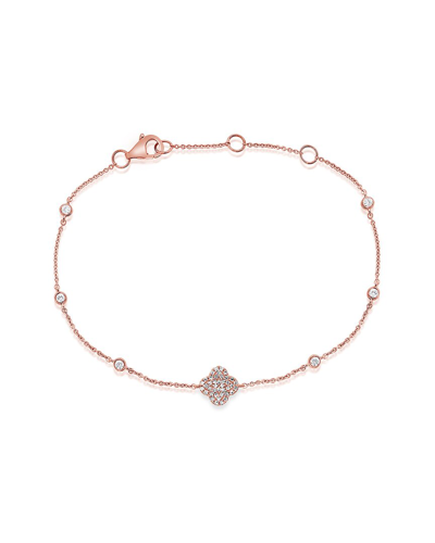 Sabrina Designs 14k Rose Gold 0.22 Ct. Tw. Diamond Bracelet