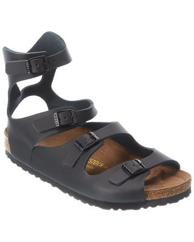Birkenstock Women's Athen Leather Sandal In Black