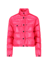 Moncler Anras Quilted Ripstop Down Jacket In Pink
