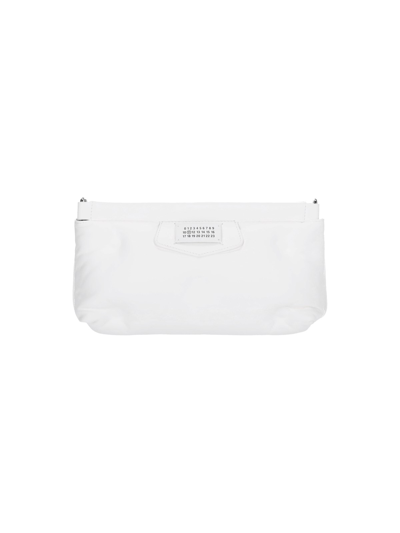 Maison Margiela Pouch "glam Slam Red Carpet" In White