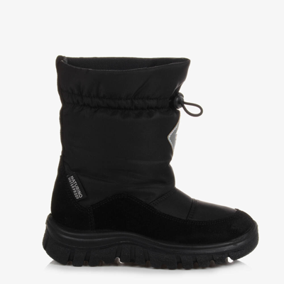 Naturino Boys Black Snow Boots