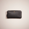 Coach Restored Accordion Zip Wallet In Brass/black