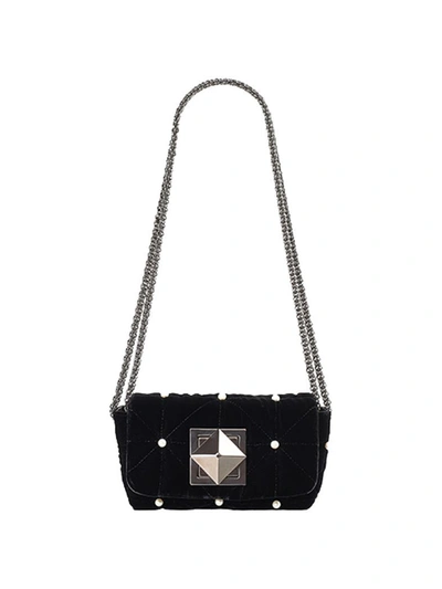 Sonia Rykiel Le Copain Velvet And Pearl Mini Bag