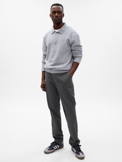 Gap Modern Trousers In Slim Fit With Flex In Charchole Pinstripe