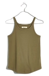 Madewell Brightside '90s Tank In Distant Surplus