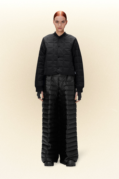 Rains Liner With Bomber Jacket In Black