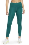 Nike Women's Fast Mid-rise 7/8 Graphic Leggings With Pockets In Green
