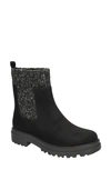 Bella Vita Gable Womens Suede Round Toe Booties In Black Suede
