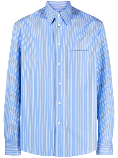 LANVIN STRIPED POPLIN SHIRT