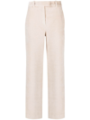 Circolo 1901 Straight-leg Cotton Trousers In Neutrals