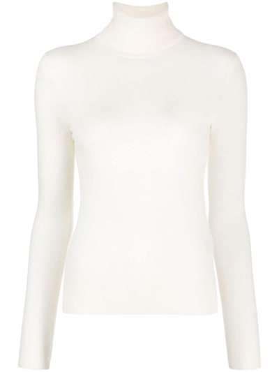 Polo Ralph Lauren Cable-knit Roll-neck Jumper In White