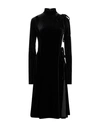 Versace Jeans Couture Woman Midi Dress Black Size 8 Polyester, Elastane