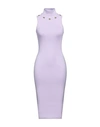 Mangano Woman Midi Dress Lilac Size 8 Cotton In Purple