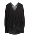 Liviana Conti Woman Sweater Dark Brown Size Xl Virgin Wool