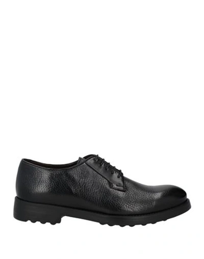 Cerruti 1881 Man Lace-up Shoes Black Size 11 Calfskin