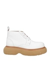 Doop Woman Ankle Boots White Size 8 Calfskin