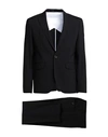 Dsquared2 Man Suit Black Size 38 Virgin Wool, Elastane