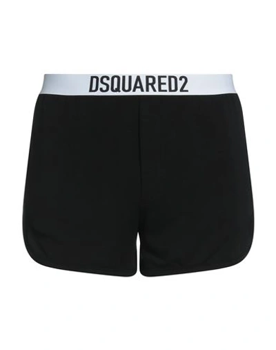 Dsquared2 Man Boxer Black Size Xl Viscose, Elastane