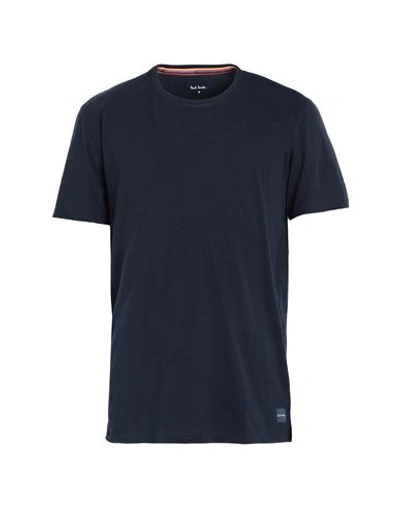 Paul Smith Man T-shirt Midnight Blue Size Xl Cotton In Blue