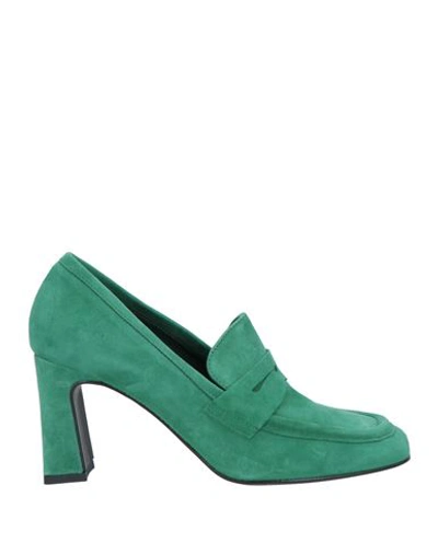 O'dan Li Woman Loafers Light Green Size 7 Soft Leather