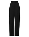 Del Core Woman Pants Black Size 8 Virgin Wool, Cotton