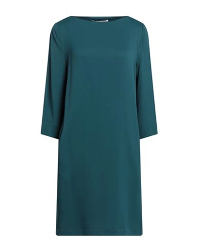Liviana Conti Woman Mini Dress Deep Jade Size 6 Viscose, Acetate In Green