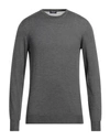 Drumohr Man Sweater Grey Size 40 Silk