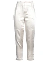 Alice Miller Woman Pants Ivory Size 2 Polyester, Elastane In White