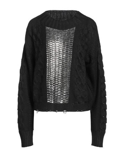 Kaos Woman Sweater Black Size S Acrylic, Polyester