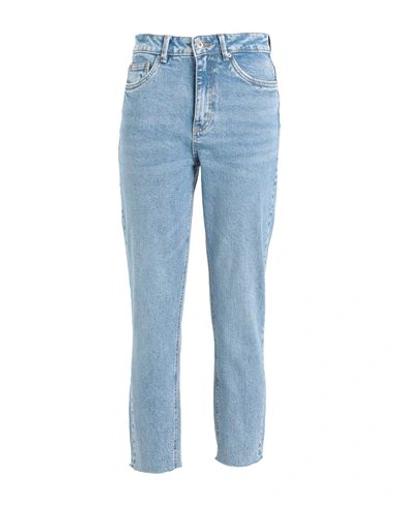 Vero Moda Woman Jeans Blue Size 28w-30l Cotton, Recycled Cotton, Elastane