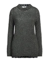 Alpha Studio Woman Sweater Dark Green Size 10 Acrylic, Alpaca Wool, Polyamide, Wool