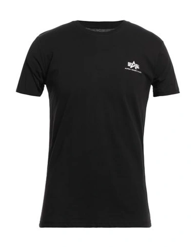 Alpha Industries T-shirt  Men Color Black In Black